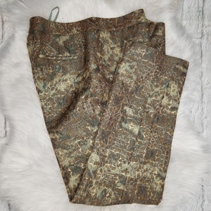 Antonio Melani Fancy Party Pants Metallic Shimmer